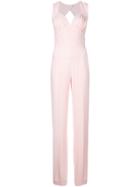 Ermanno Scervino Gathered Bust Jumpsuit - Pink & Purple