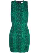 Alice+olivia Snake Print Dress - Green
