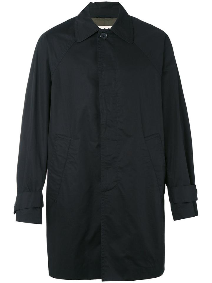 Marni - Button-up Coat - Men - Cotton - 46, Black, Cotton