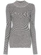 Rbn X Bjorn Borg High Neck Knitted Long-sleeved Woollen T-shirt - Grey