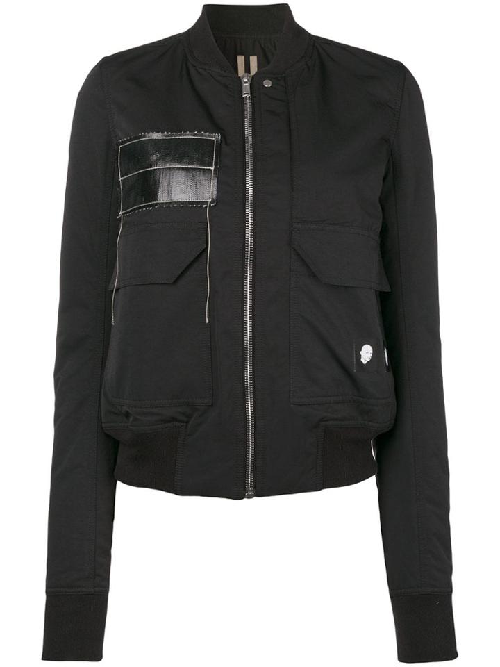 Rick Owens Drkshdw Front Pocket Bomber Jacket - Black