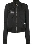 Rick Owens Drkshdw Front Pocket Bomber Jacket - Black