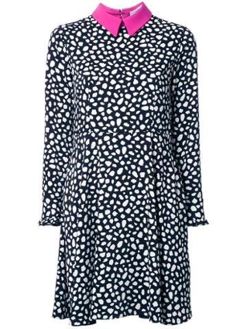 Murral Printed Dress, Women's, Size: 36, Black, Polyester