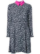 Murral Printed Dress, Women's, Size: 36, Black, Polyester
