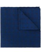 Fashion Clinic Timeless Patterned Pocket Square - Blue