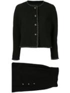 Chanel Pre-owned Braided Trim Suit - Black