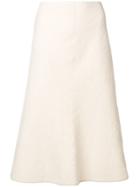 Jil Sander A-line Midi Skirt - Neutrals