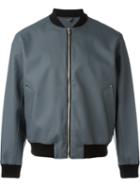 Stutterheim 'vastertorp' Bomber Jacket, Men's, Size: Xs, Grey, Cotton/polyester/pvc