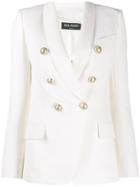 Balmain Decorative Button Blazer - White