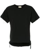 Andrea Bogosian Printed Asymmetric T-shirt - Black