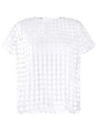 Jourden Dot Embroidered Blouse - White