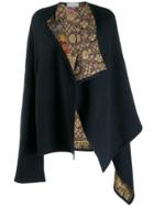 Pierre-louis Mascia Internal Patterned Cardi-coat - Blue