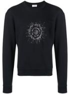 Saint Laurent Graphic Print Sweatshirt - Black