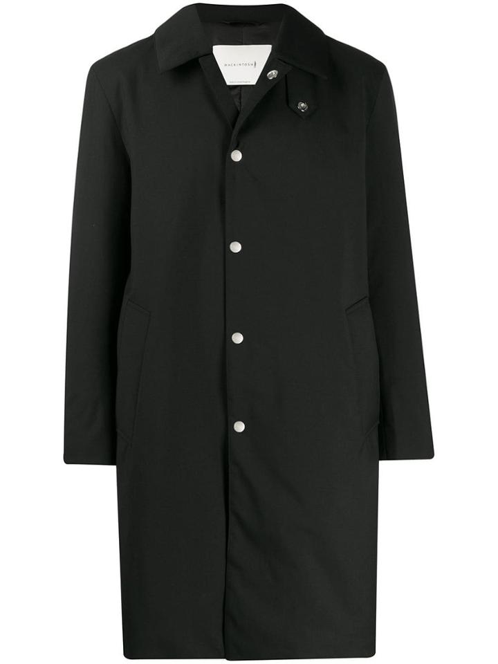 Mackintosh Dunkeld Black Storm System Wool Thindown 3/4 Coat Gm-1001td