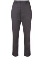 Hope High-waisted Cropped Trousers - Grey