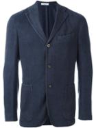 Boglioli Classic Blazer, Men's, Size: 56, Blue, Silk/cupro/cashmere
