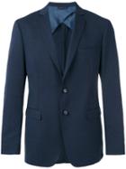 Tonello Flap Pockets Blazer, Men's, Size: 50, Blue, Cupro/virgin Wool/spandex/elastane