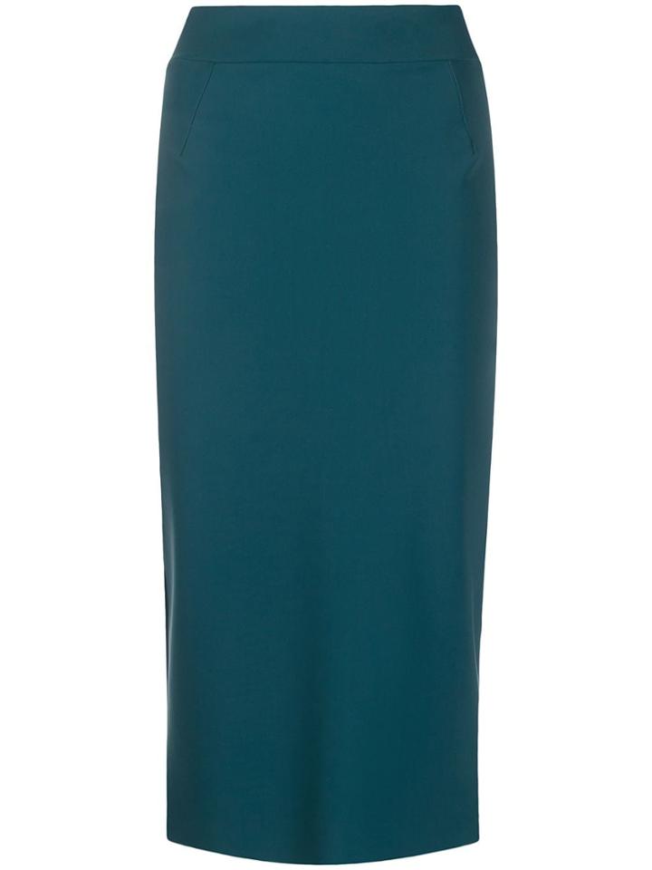 Le Petite Robe Di Chiara Boni Delfina Midi Pencil Skirt - Green