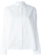 Mm6 Maison Margiela Pleated Front Shirt - White