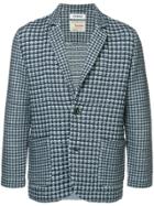 Coohem Spring Check Tweed Jacket - Blue