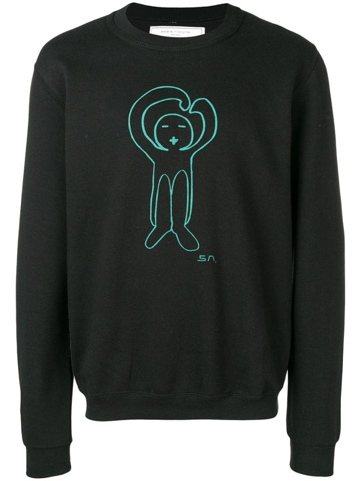 Société Anonyme Printed Logo Sweatshirt - Black