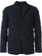 Moncler 'rodin' Padded Jacket, Men's, Size: 2, Blue, Polyamide/spandex/elastane/feather Down