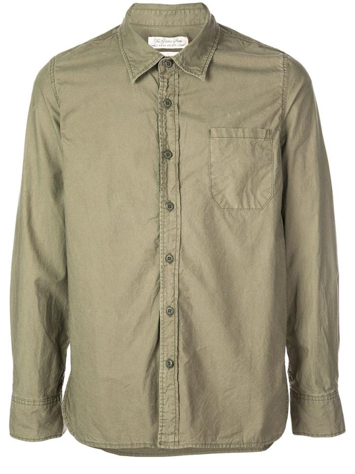 Remi Relief Button-up Shirt - Green
