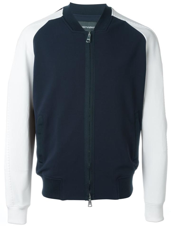 Emporio Armani Contrast Sleeve Sports Jacket