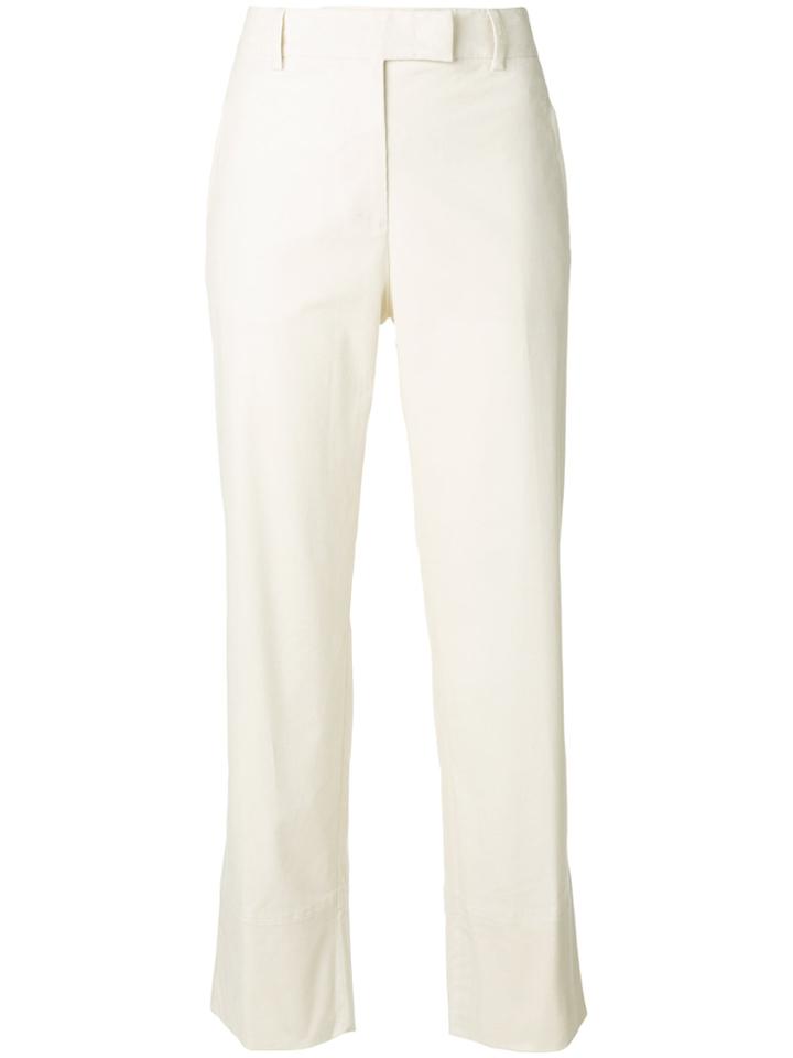 Cividini High-waisted Trousers - Nude & Neutrals