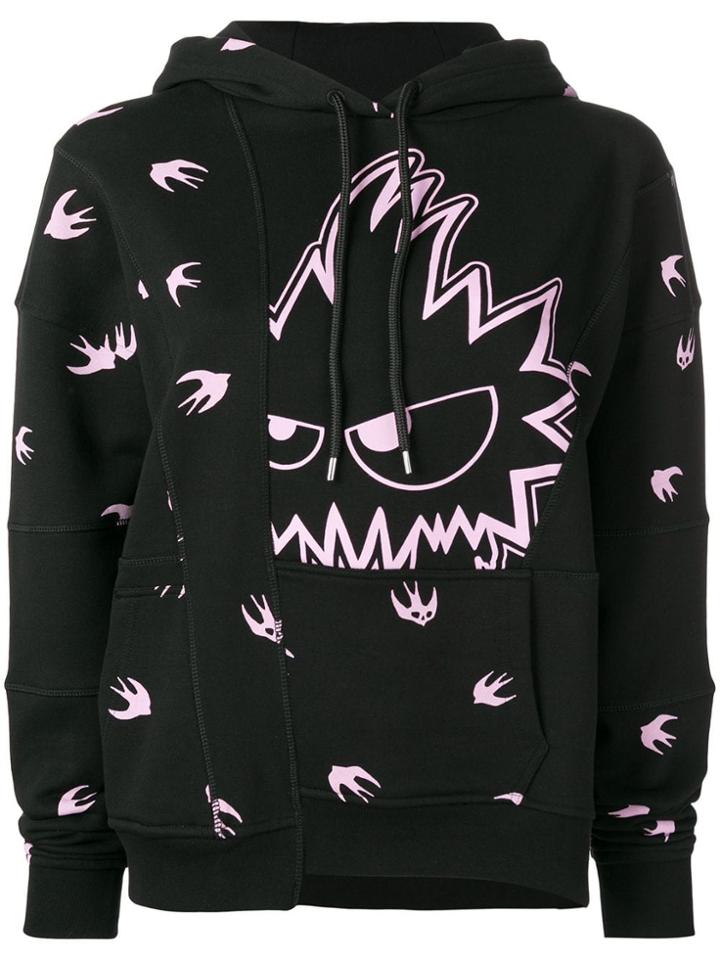 Mcq Alexander Mcqueen Deconstructed Hoodie - Black