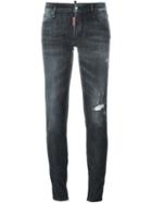 Dsquared2 - 'skinny' Medium Waist Jeans - Women - Cotton/polyester/spandex/elastane - 42, Blue, Cotton/polyester/spandex/elastane