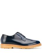 Paul Smith Glossy Derby Shoes - Blue