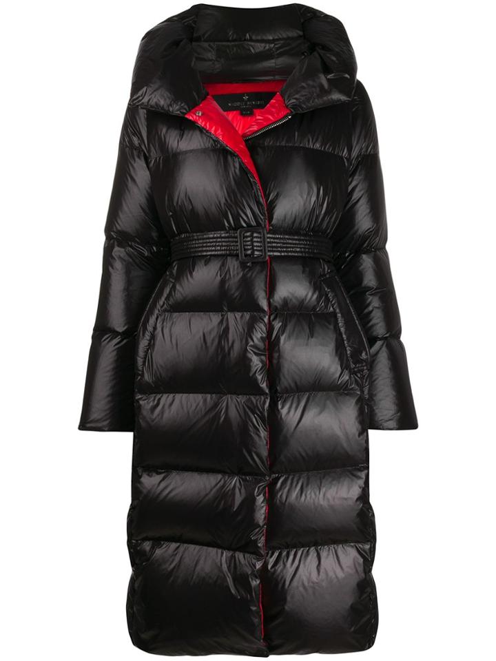 Nicole Benisti Oversized Padded Midi Coat - Black