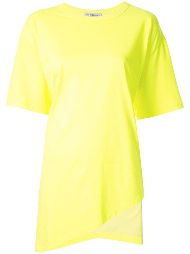 Vika Gazinskaya Asymmetric T-shirt - Yellow