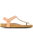 Isabel Marant Studded Strap Sandals - Brown