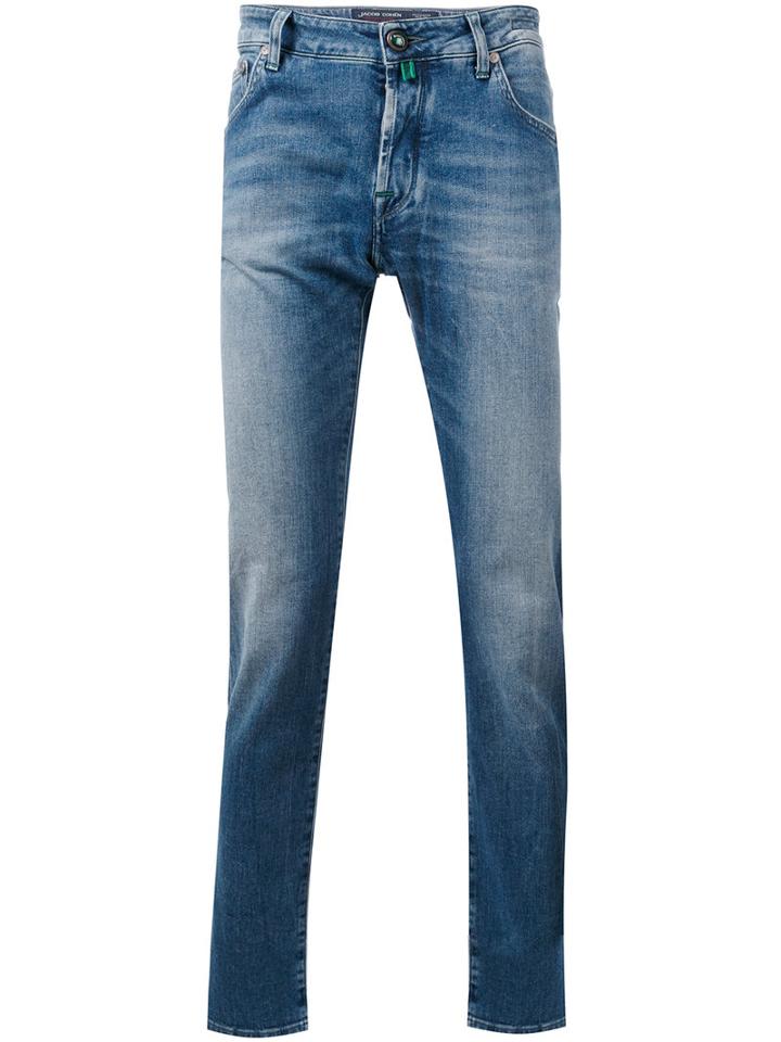 Jacob Cohen - Denim Slim-fit Jeans - Men - Cotton/spandex/elastane - 36, Blue, Cotton/spandex/elastane