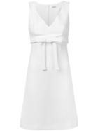 P.a.r.o.s.h. Bow Detailed Dress - White