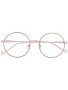 Liu Jo Round Frame Optical Glasses - Pink