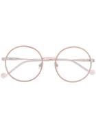 Liu Jo Round Frame Optical Glasses - Pink