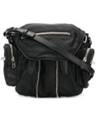 Alexander Wang Mini Marti Logo Jacquard Backpack - Black