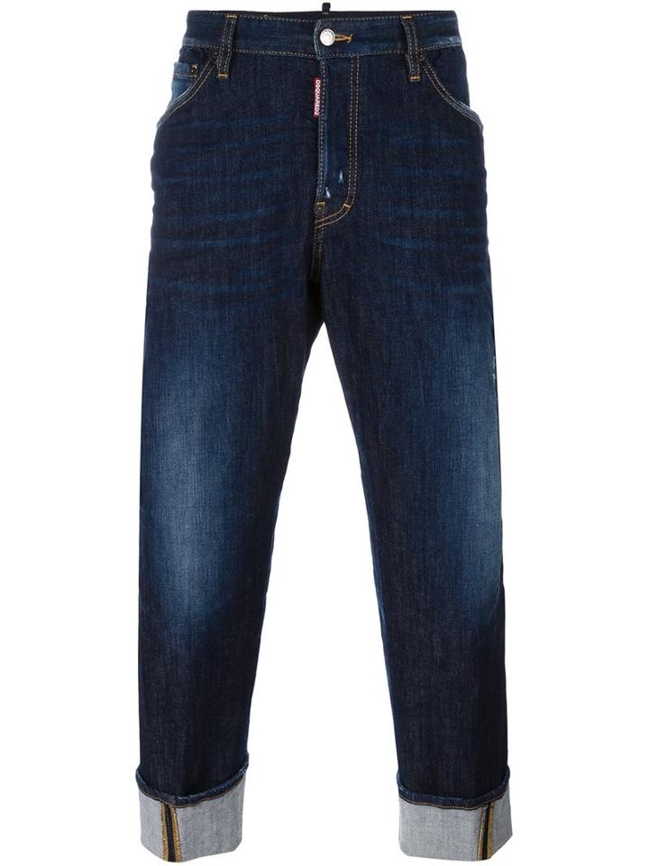 Dsquared2 'workwear' Jeans, Men's, Size: 46, Blue, Cotton/spandex/elastane/polyester