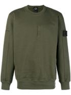 Stone Island Shadow Project Panelled Sweatshirt - Green