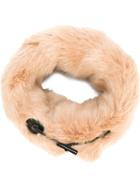 Carven Fur Effect Collar Scarf, Women's, Nude/neutrals, Modacrylic/acrylic