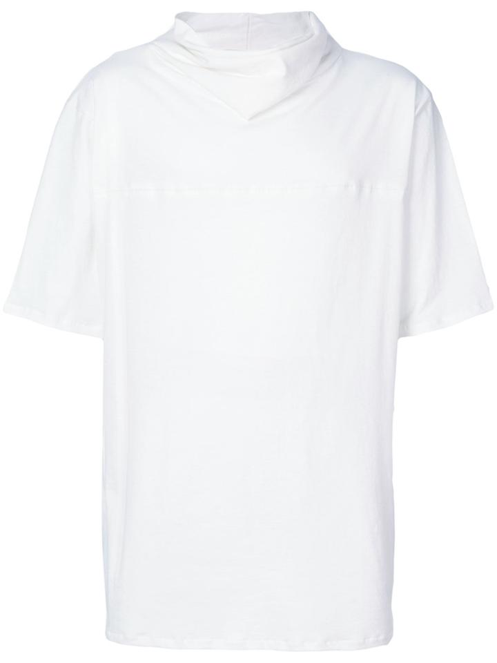 Alchemy Draped Neck T-shirt - White