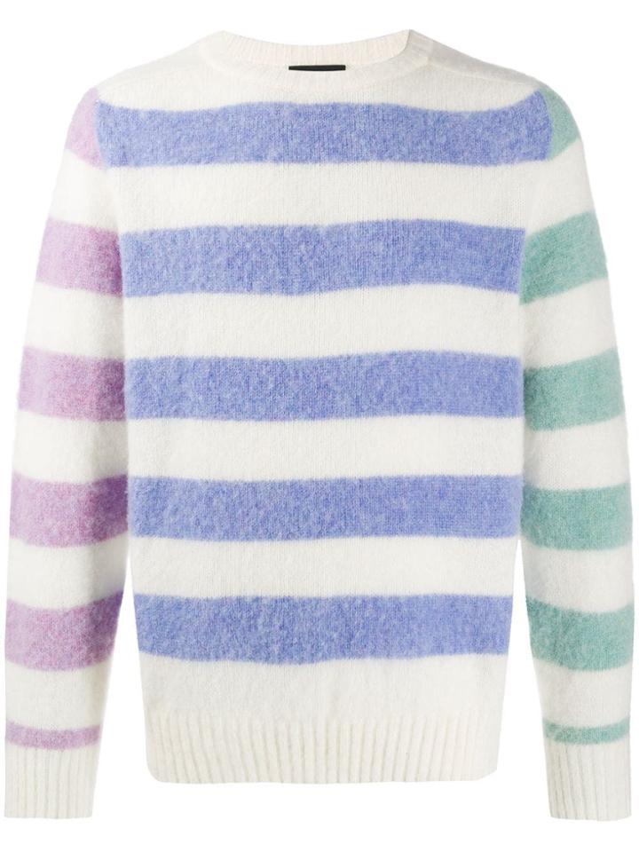 Howlin' Acid Journey Striped Jumper - White