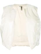 Comme Des Garçons Pre-owned Puffer Gilet - White