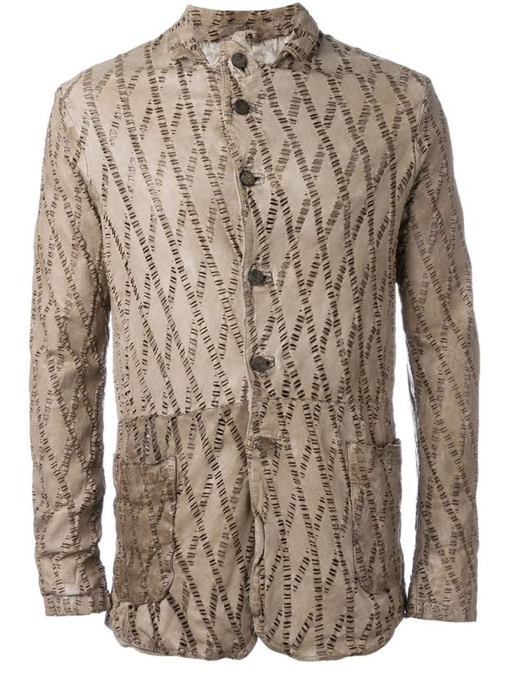 Giorgio Brato Lazer-cut Buttoned Jacket