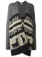 P.a.r.o.s.h. 'lima' Cardigan, Women's, Size: Small, Grey, Acrylic/polyamide/alpaca