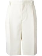 Givenchy - Tailored Bermuda Shorts - Men - Cotton/cupro/mohair/wool - 50, White, Cotton/cupro/mohair/wool