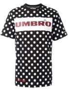 House Of Holland Umbro Plastisol Dotted T-shirt, Adult Unisex, Size: Medium, Black, Cotton